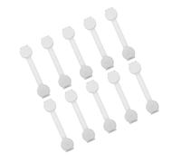 GLSTOY 10pcs Childproof Cupboard Locks Safety Latches for Cabinets Window Door Locks Multi-use