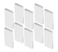 GLSTOY 10pcs Guitar Accessories Bone Nut for Acoustic Classical Guitar Beef Bone Material Replacement Nut Blanks Improve Sound Quality