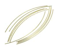 GLSTOY 10pcs Guitar Fret Wires 200mm Long Brass Electric/folk Guitar Fretboard Replacement Diy Luthier Tools