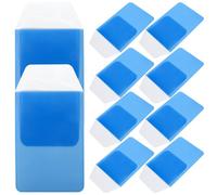 GLSTOY 10pcs Light Blue Nurse Pen Organizer Insert Type Pocket Protector Bags Leak-Proof Pen Storage Containers for Doctors and Nurses Clinical Work Accessories