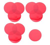 GLSTOY 10pcs Light Correction Gel Sheets Warm Color Photography Gels 2.91x2.91x0.04in Pet High Light Transmission Warm Ambiance for Party and Relaxation Spaces