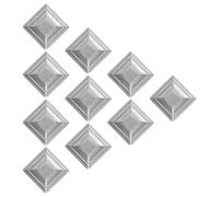 GLSTOY 10pcs Metal Fence Post Caps for Fence Posts, Iron Post Cover Caps, Easy to Install, Tightly Grip Posts, Outdoor Fence Decorations for Guard Bars
