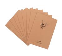 GLSTOY 10pcs Portable Music Manuscript Notebook for Guitarists and Pianists Creative Music Composition Book Compact and Versatile
