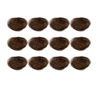 GLSTOY 12pcs Decorative Easter Egg Nest Miniature Bird Nest with Realistic Appearance and Oakum Material for Home and Office Use as Photography Birdcage Decoration
