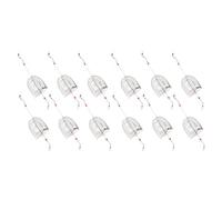 GLSTOY 12pcs Stainless Steel Fishing Bait Cage with Rapid Opening Mechanism High Performance Lure Holder Trap for Carp Fishing Tackle by The Shore and Lake