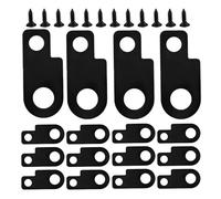 GLSTOY 16 Sets Electric Guitar Effects Pedal Board Mounting Kit with Metal Brackets and Screws, Stable Mechanism and Compact Design for Practice and Stage Presence