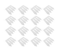 GLSTOY 16pcs DIY Medieval Shield DIY Shield Kit Knight Crafts Craft Fun Activities Knight Medieval Party Favors School Project White