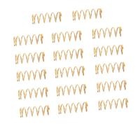 GLSTOY 17pcs Guitar Spring Bass Tension Spring for Pickup Adjust Height Straight Bridge Pull String String Code Saddle