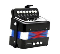 GLSTOY 1pc Abs Accordion Musical Toy for Boys and Girls Boy Girl Instrument Black Safe for Play and Easy to Learn for Music Exploration and Creative Fun