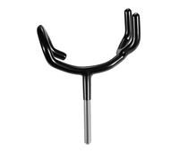 GLSTOY 1pc Black Metal Microphone Support y Type Stand Construction Extra-wide Yoke Design Reduces Operator Fatigue Secure Grip for Easy Positioning