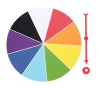 GLSTOY 1pc Wall Hanging Prize Wheel DIY Creative Turntable Lottery Game for Parties Compact Portable Fun Game Wheel Enhance Event Atmosphere with Wipe Clean Design for Carnival Wedding