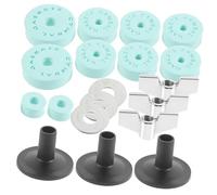 GLSTOY 1set Drum Kit Eva Cotton Pads Non- Cymbal Washers for Enhanced Stability and Durability Drum Accessories for Professional Drummers Green
