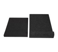 GLSTOY 2 Pcs Speaker Soundproof Pads Shockproof Sponge Cushions 30x20x4.5cm Acoustic Noise Isolation Mats for Studio Monitors and Voice Box Vibrations