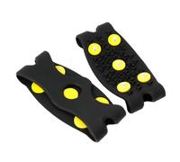 GLSTOY 2 Sets Anti-slip over Shoe Boot Studs Sturdy Snowfield Shoe Covers Silicone Steel Replaceable Metal Nail Claw Strong Elasticity Outdoor for Snow and Rainy Days