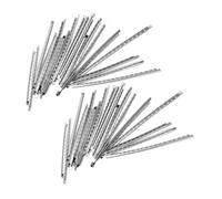 GLSTOY 2 Sets Silver Guitar Fret Wire Set 24 Frets 2.9Mm for Electric and Acoustic Guitar Fingerboard Repair Replacement Parts