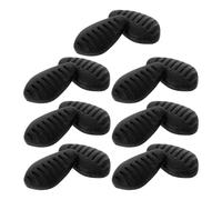 GLSTOY 20 Pairs Push-in Silicone Nose Pad Replacements for Glasses, Soft Black Eyeglass Nose Bridge Pads Anti-Slip Cushions for Sunglasses and Eyewear Repair