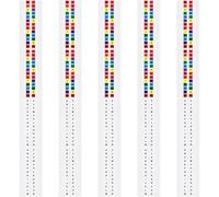 GLSTOY 20 Sheets Book Flags Decorative Alphabet Tabs Pet Material Assorted Color Highlighting Easy to Use Removable Page Markers for Office and Home