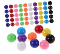 GLSTOY 200pcs Assorted Color Plastic Counting Balls for Math Learning Spare Marbles for Chinese Checkers and Marble Run Game Small Colored Balls for Sorting and Probability Activities