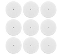GLSTOY 200pcs White Foam Earring Stopper Pads 12mm Anti-Drop Earring Backs Soft Gaskets for DIY Jewelry Making