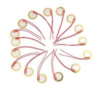 GLSTOY 20PCS Piezo Sounder Sensors for Drum Triggers Musical Instrument Piezo Discs Acoustic Pickup Components