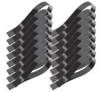 GLSTOY 20pcs Snare Wire Straps Snare Drum Wire Mounting Straps Sturdy High-grade Pet Material Convenient to Use Mounting Tool Part