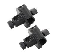 GLSTOY 2pcs Adjustable Microphone Arm Clamps with Buckle 15mm to 19mm Compatible Rack Adapter for Live Streaming Studio Recording Tripod Accessory