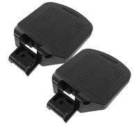GLSTOY 2pcs Adjustable Wheelchair Footrest Pads Replacement Leg Rests with Elevating Design for Stability and Comfort Pa Material Anti-Slip Footplates Suitable for Various Wheelchair