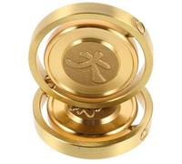 GLSTOY 2pcs Brass Fidget Coin Inspirational Spinning for Stress Relief and Anxiety Metal Handicraft with Prosperity Symbol Year Gift for Office Workers and Students