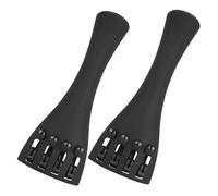 GLSTOY 2pcs Carbon Fiber Cello Tailpiece with Fine Tuners Practical Instrument Accessory for Accurate Tuning