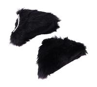 GLSTOY 2pcs Cat Ear Hairpin Plush Halloween Hair Clips Unique Hair Ornaments for Girls Cosplay Party Wear
