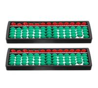 GLSTOY 2pcs Column Plastic Abacus with Beads Math Bead Counter Educational for Portable Chinese Counting Tool for School Learning and Arithmetic Practice