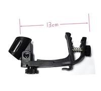 GLSTOY 2pcs Drum Microphone Clip Adjustable Stand Holder Anti-shock Mount for Pc