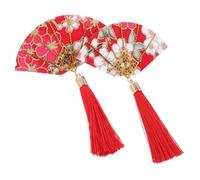 GLSTOY 2pcs Flower Hair Clips Tassel Hairpins Vintage Style Hair Styling Tools for Girls