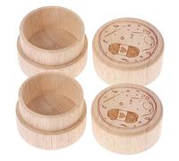 GLSTOY 2pcs Keepsake Box Wooden Teeth Savers for First Tooth Memory Container for Newborns and Easy to Use Shower and Memory Holder