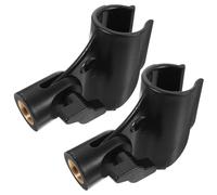 GLSTOY 2pcs Microphone Clamp Plastic Mic Cradle for Clamp Stand Accessory Holders