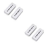 GLSTOY 2pcs Pair of Soapbar Pickup Covers for Guitar Bridge Neck Pickup Covers Pole Spacing