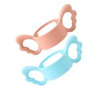 GLSTOY 2pcs Professional Silicone Bottle Handles for Milk Feeding Safe Comfortable for Boy Girl Toddlers Flexible Easy to Use Clean