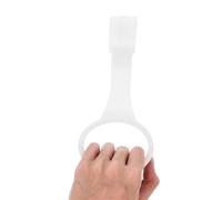 GLSTOY 2Pcs Pull Rings for Playpen and Crib White Stand Ring Handles Nursery Bed for Walking Support