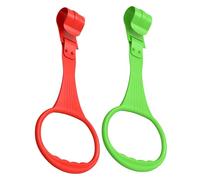 GLSTOY 2pcs Pull up for Standing Assistance Ergonomic Design for Indoor Playpen Activities Safe and Abs Material Cognitive Development and Red and Green Colors