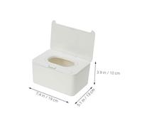 GLSTOY 2Pcs Reusable Wipes Dispensers Wipe Holders Portable Wet Wipe Boxes for Home Travel Versatile Storage for Tissues Masks Durable Design