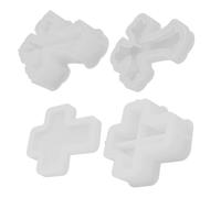 GLSTOY 2pcs Silicone Box Mold with Lid Cross Storage Box Shape Epoxy Resin Mold for Jewelry Easy Release Process Broad Material Compatibility Decorative Storage Solutions