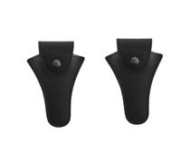 GLSTOY 2pcs Trumpet Storage Bag Protective Pouch for Instruments Anti-lost Holder Shockproof Scratchproof Design Black Color Compact Portable for Musicians The Go