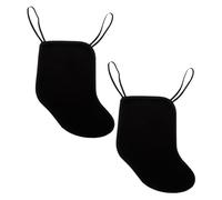 GLSTOY 2pcs Violin Shoulder Rest Pads Black Velvet Cushion for 4/4-4/3 Violins Comfortable Chin Rest Support Accessories Adjustable Height for Optimal Performance