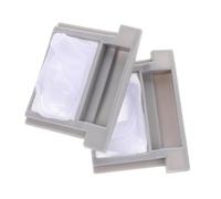 GLSTOY 2pcs Washing Machine Filter Bag Fine Mesh Straining Bag for Delicate Laundry Floating Hair Catcher Lint Filter