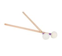 GLSTOY 2pcs Wooden Handle Timpani Sticks Felt Heads Percussion Hammers for Drum Mallet Stick Accessories for Snare and Percussion Instrument Use