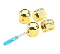GLSTOY 2sets Professional Bass Volume Knobs Guitar Potentiometer Caps Tone Control 4pcs*2