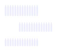 GLSTOY 300pcs Pet Collar Stays Set for Men’s Dress Shirts with High Temperature Resistance Includes 100pcs Each of 5cm 6cm and 7cm Plastic Collar Corner Supports for Shirt Stand and Suit