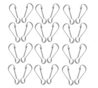GLSTOY 30PCS Stainless Steel Pig Belly Clasp Snap Hooks Spring Snap Clips for Key Chains Id Cards DIY Craft Accessories Easy Assembly for Creative Projects