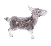 GLSTOY 3d Crystal Goat Jigsaw Puzzle Self-assembly Goat Decoration Desktop Ornament for Home Decor Educational Puzzle for Boys and Girls