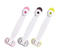 GLSTOY 3pcs Cabinet Locks for Boy Girl Safety Locks No Drilling Needed Secure Easy to Open for Boys and Girls